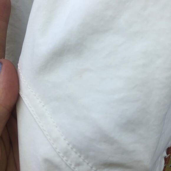 Free People Movement Pants Embroidered Patch Baggy Straight Leg Cinch Cuff M - Picture 7 of 14